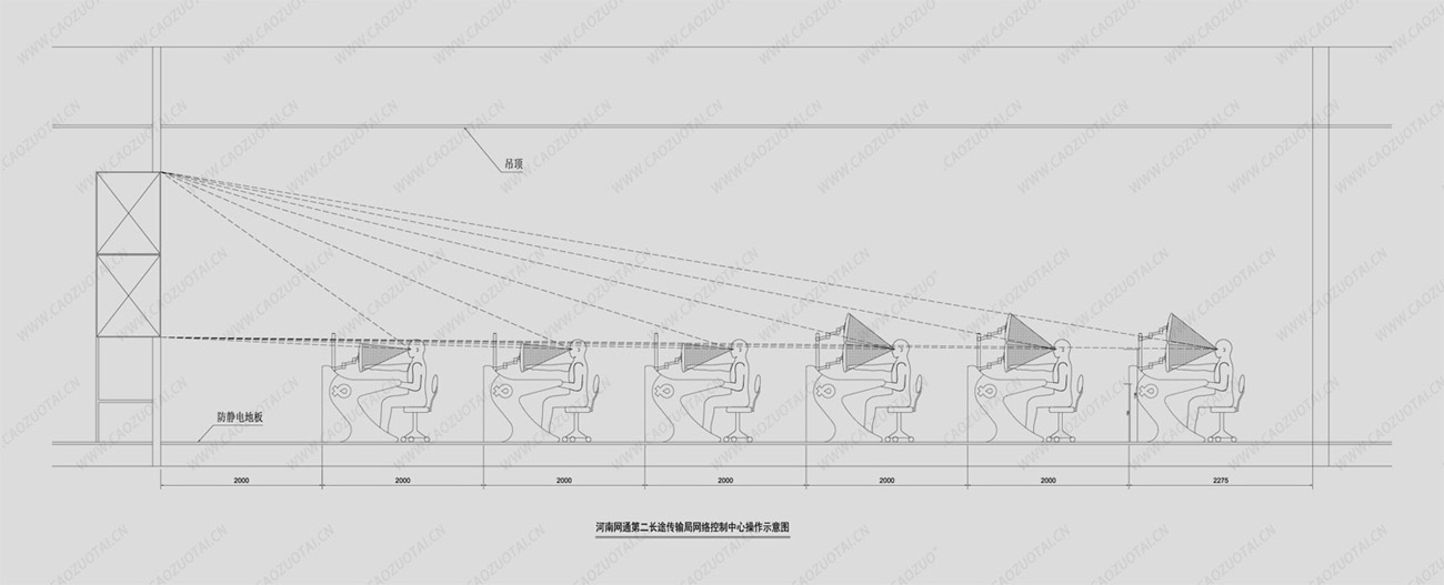 指揮中心空間設計示意圖